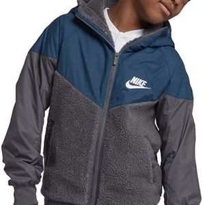 Nike Boys Sherpa Hoodie Jacket XL